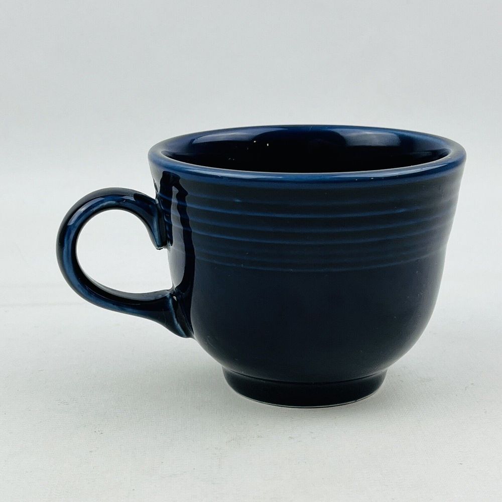 Fiesta Cobalt Blue Flat Cup Only Coffee Tea Homer Laughlin HLC Fiestaware‎